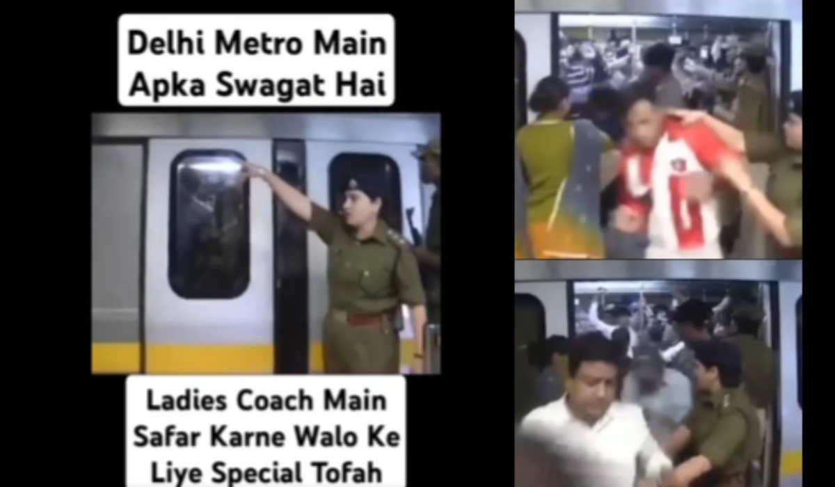 Viral Videos: दिल्ली मेट्रो की अधिकारियों ने महिला कोच में चढ़े पुरुषों को मारे थप्पड़, वीडियो वायरल-Indianews