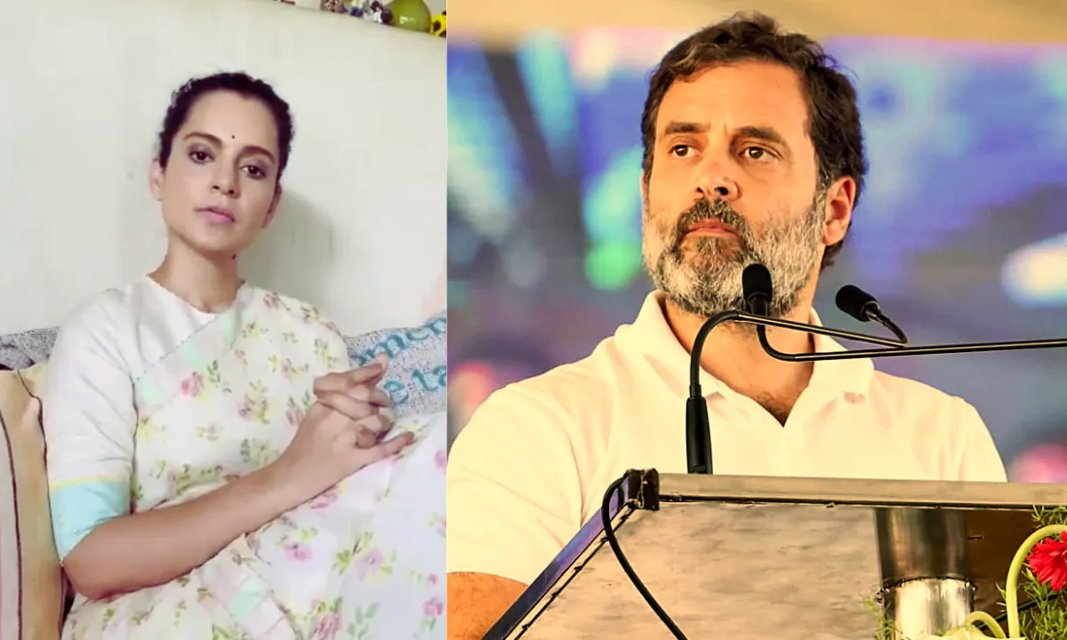 Kangana Ranaut on Rahul Gandhi: 'ड्रग्स लेते हैं या नशे में.. राहुल गांधी', संसद में ये क्या बोल गईं कंगना रनौत, शुरू हुआ बवाल  