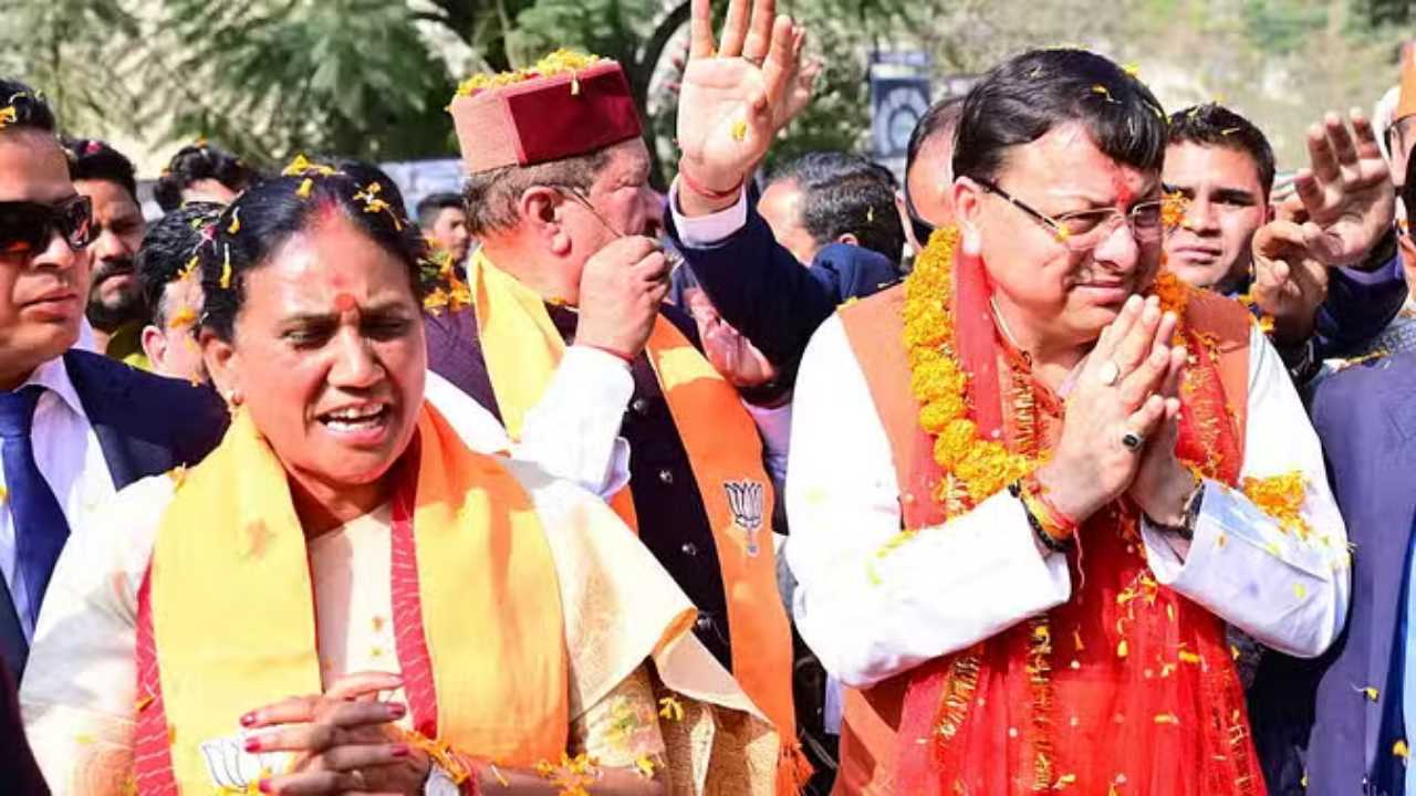 Kedarnath By-Election: CM धामी का रोड शो, जीत के जश्न में डूबे भाजपाई