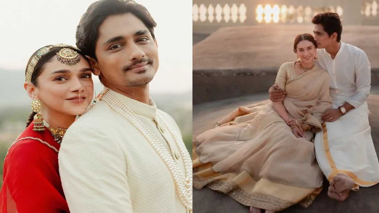 एक बार फिर Aditi Rao Hydari ने Siddharth संग लिए सात फेरे, इस 400 साल पुराने ऐतिहासिक मंदिर से खूबसूरत तस्वीरें की शेयर