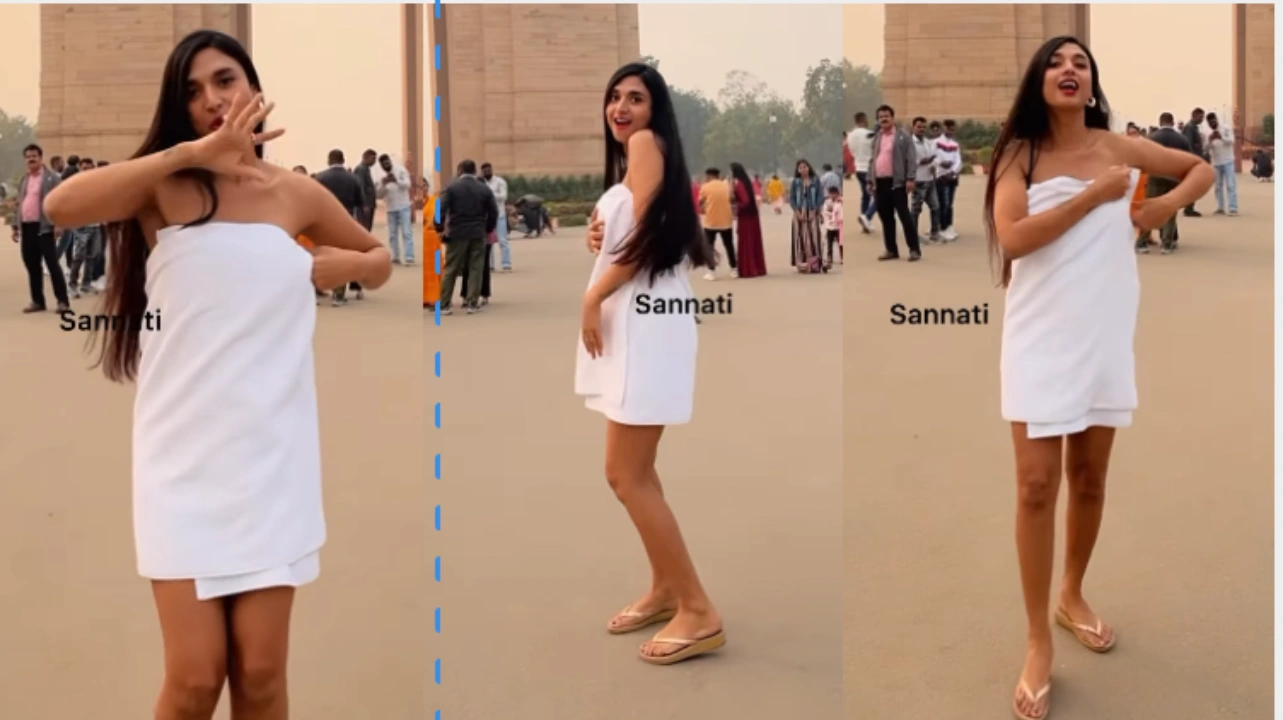  India Gate Viral Video: सारे हदें पार…इंडिया गेट पर तौलिया लपेटकर लड़की ने किया डांस, लोगों ने की सख्त कार्रवाई की मांग