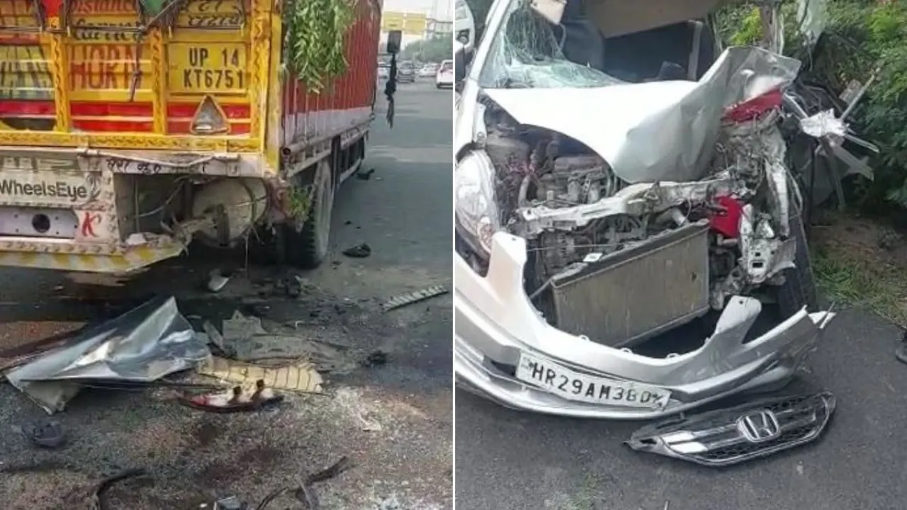 Noida Accident: ग्रेटर नोएडा में दर्दनाक हादसा! सड़क पर खड़े ट्रक में जा घूसी कार, 5 लोगों की दर्दनाक मौत