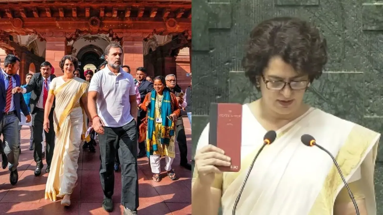 शपथ ग्रहण से वायरल हुई Priyanka Gandhi की साड़ी, बेशकीमती है एक-एक धागा, इतिहास जानकर हैरान रह जाएंगे!