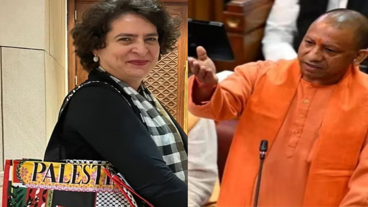 Priyanka vs Yogi: सीएम योगी ने प्रियंका को फलस्तीनी बैग पर दिया करारा जवाब, कहा- शर्मकरों नौजवानों को इजराइल भेजा….