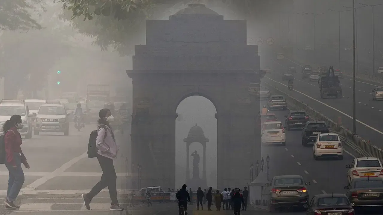 Delhi Air Pollution: दिल्ली में जहरीले वायु प्रदूषण से बढ़ी मुश्किलें, AQI 400 के पार, लोगों की घुटी सांसें