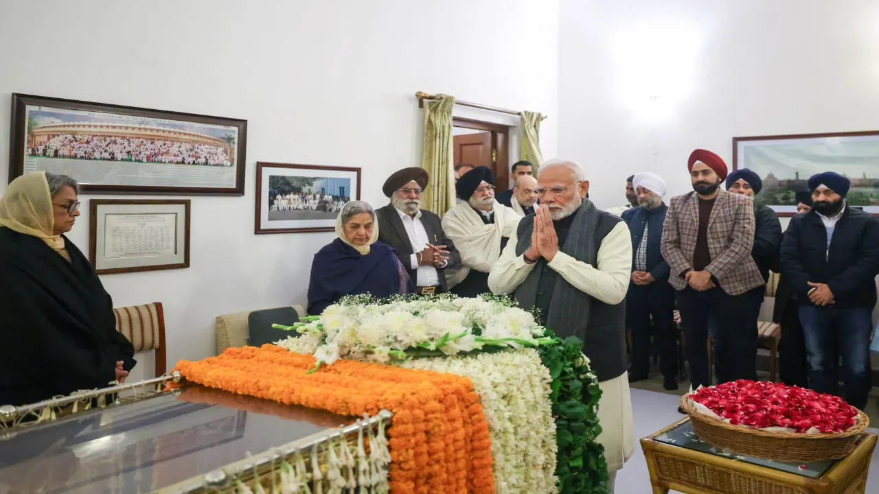 Manmohan Singh Death: राजस्थान में 1 जनवरी तक सांस्कृतिक कार्यक्रम पर लगी रोक, PM मोदी श्रद्धांजलि देने पहुंचे आवास