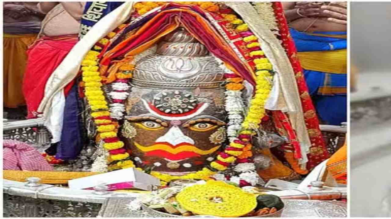 बाबा महाकाल का विशेष पूजन सामग्री और फूलों से दिव्य श्रृंगार, श्रद्धालुओं ने किए दिव्य दर्शन