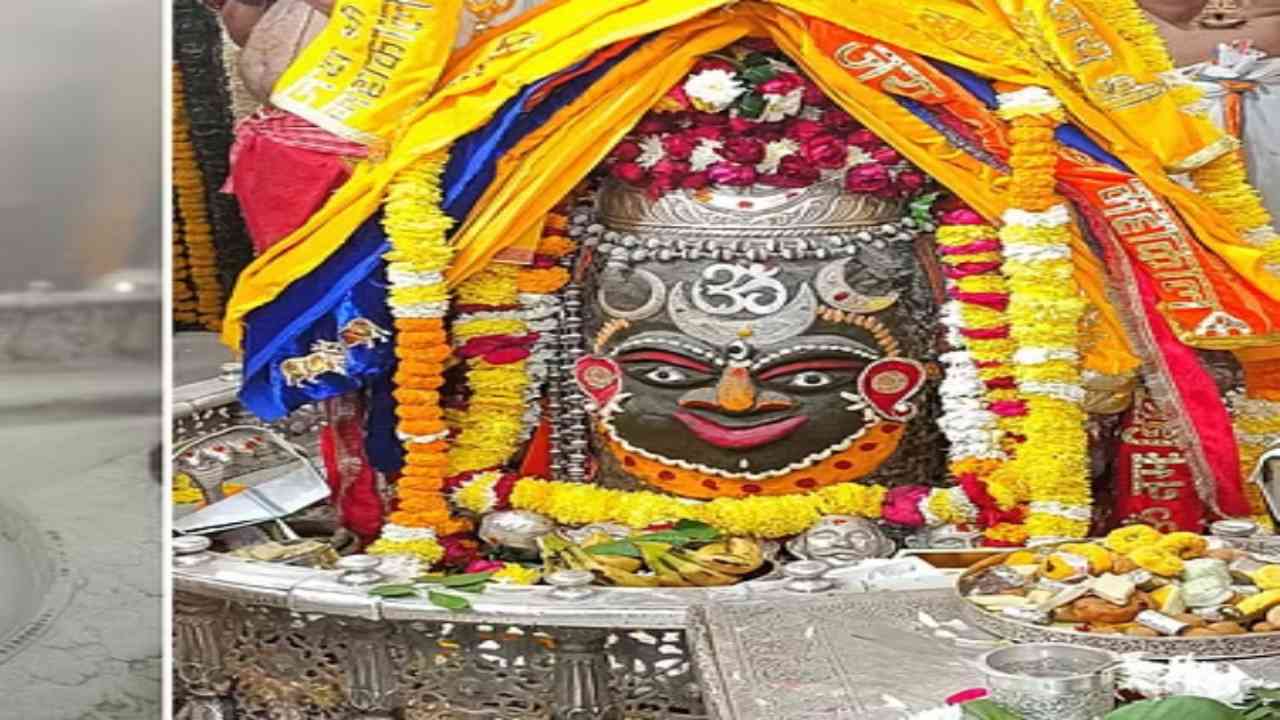 बाबा महाकाल का बिल्वपत्र, रुद्राक्ष, और रजत चंद्र तिलक से अद्भुत श्रृंगार, मनमुग्ध हुए श्रद्धालु