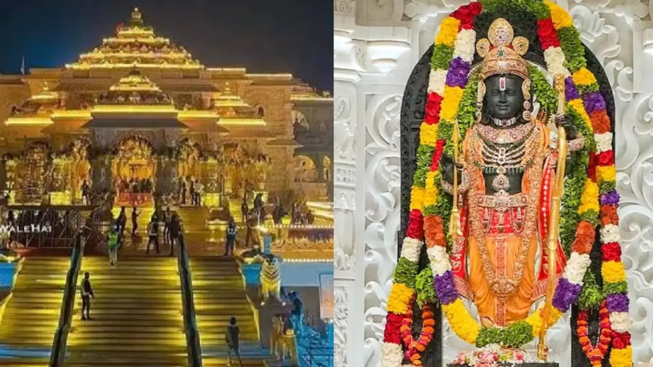 अयोध्या में आज प्रतिष्ठा-द्वादशी कार्यक्रम, भव्य रूप में सजाया गया राम मंदिर