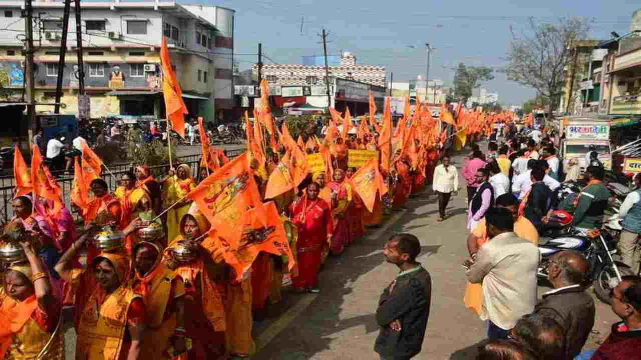 श्रीराम राज्य यात्रा का भव्य आयोजन, अयोध्या में राम मंदिर की वर्षगांठ पर सात दिवसीय कथा का आरंभ