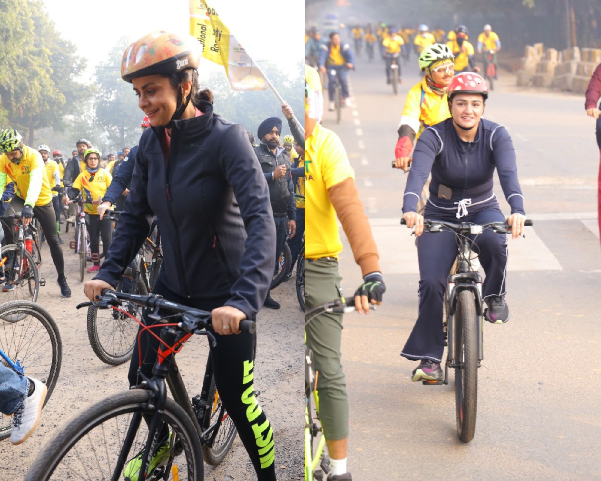 गुल पनाग और स्वीटी बूरा की अगुवाई में  ‘Fit India Sunday on Cycle' अभियान