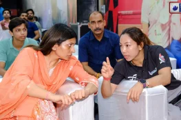 Khelo India अकादमी दौरे पर खेल राज्य मंत्री रक्षा खडसे ने कहा -“जब महिलाएं भार उठाती हैं, तो देश ऊंचा उठता है”