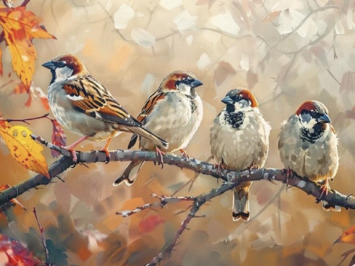 painting of birds - Photo Gallery