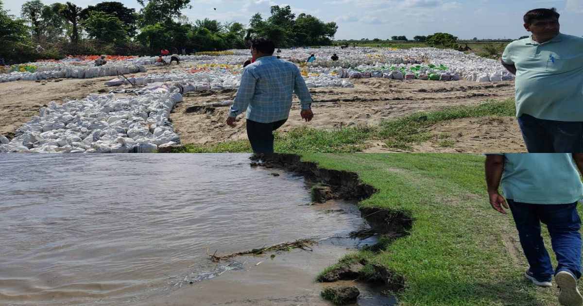 उफान पर यमुना : नहरी विभाग में मचा हड़कंप, बिलासपुर बांध व हथवाला घाट के आसपास भूमि कटाव ने बरपाया कहर
