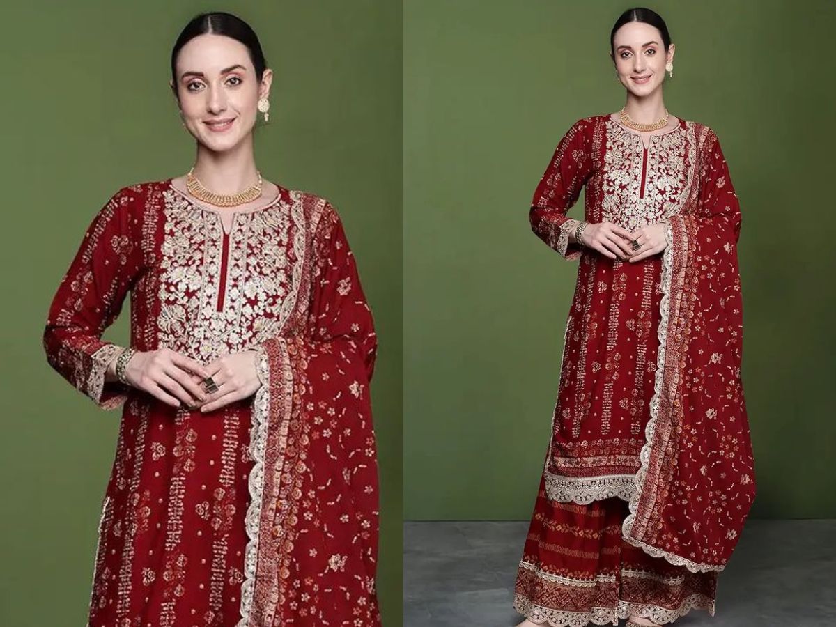 Karwa Chauth 2025: इस करवा चौथ सुहागनें दिखेंगी सबसे हसीन क्योंकि , Amazon पर आए कुर्ता सेट कलेक्शन बनाएँगे आपके त्योहार और आपको और भी स्पेशल - Gallery Image