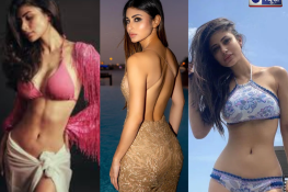 टीवी की संस्कारी बहू Mouni Roy की कातिल अदाएं, कभी बिकिनी तो कभी पैंटी में दिखाया अपने हुस्न का जलवा