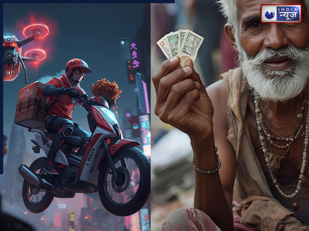 पैसे की कोई कमी नहीं है मित्तर! ‘भिखारी’ ने ऑनलाइन मंगाया खाना, जब डिलीवरी बॉय को दिया टिप तो उड़ गए होश