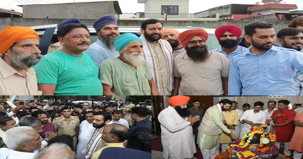 शाहबाद पहुंचे सीएम नायब सैनी, बोले- सरकार हर स्थिति में मदद के लिए तैयार, आपदा में पक्ष, विपक्ष और आमजन को मिलकर धैर्य के सेवा करने की जरूरत