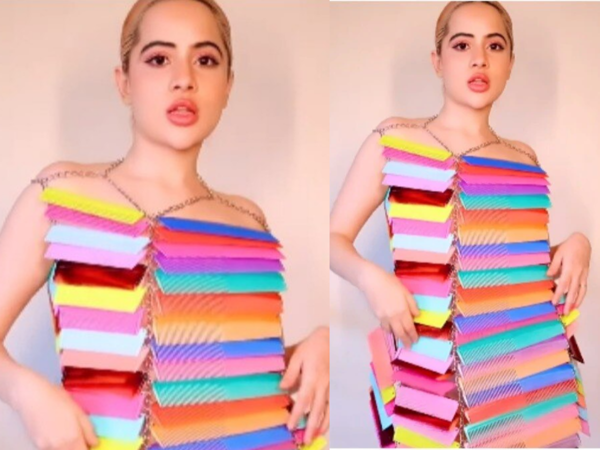 कभी फूल तो कभी पत्ती, Urfi Javed की सेक्सी तस्वीरें देख धड़कने हो जाएंगी तेज; लोगों को जाना पड़ जाएगा ‘ICU!’ - Gallery Image