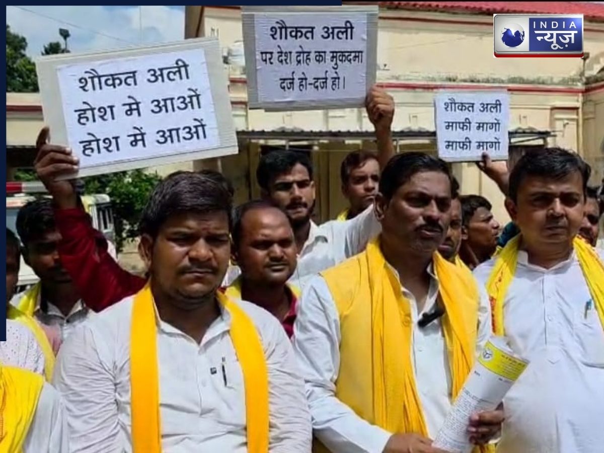 हरदोई में AIMIM नेता के बयान पर सियासी घमासान, सुभासपा ने CM Yogi को सौंपा ज्ञापन