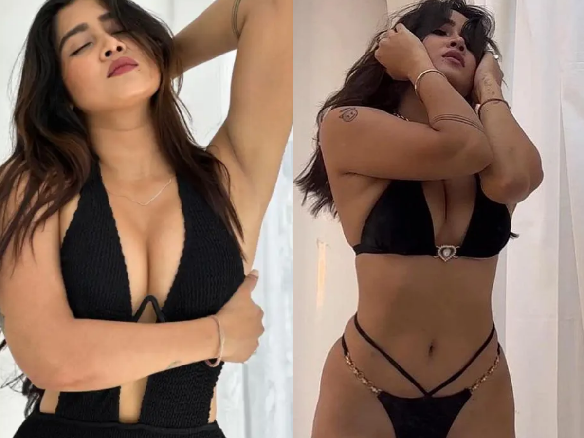 Sofia Ansari Hot Video : वायरल गर्ल ने ब्लैक ड्रेस में काटा बवाल, कैमरे के सामने कपड़े बदलता देख; थम गई लोगों की सांसे