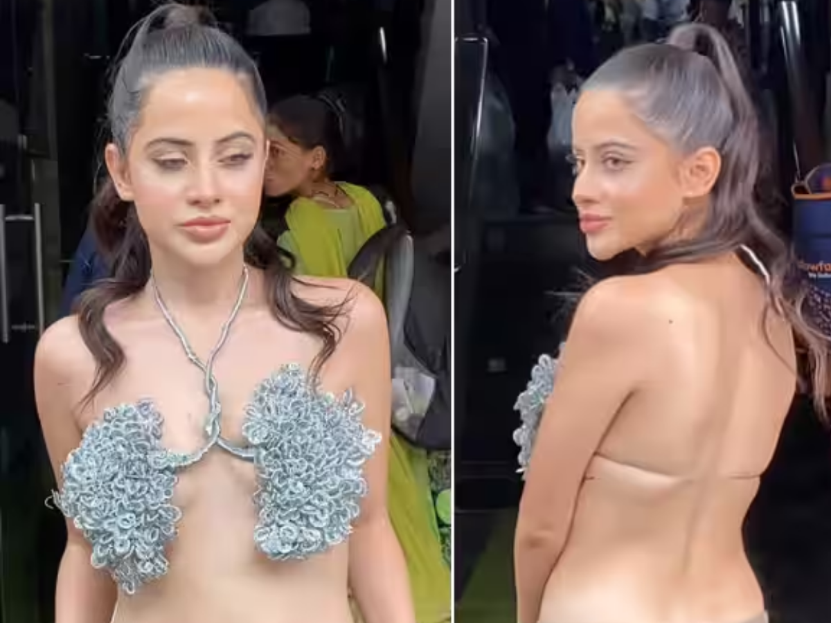 कभी फूल तो कभी पत्ती, Urfi Javed की सेक्सी तस्वीरें देख धड़कने हो जाएंगी तेज; लोगों को जाना पड़ जाएगा ‘ICU!’ - Gallery Image