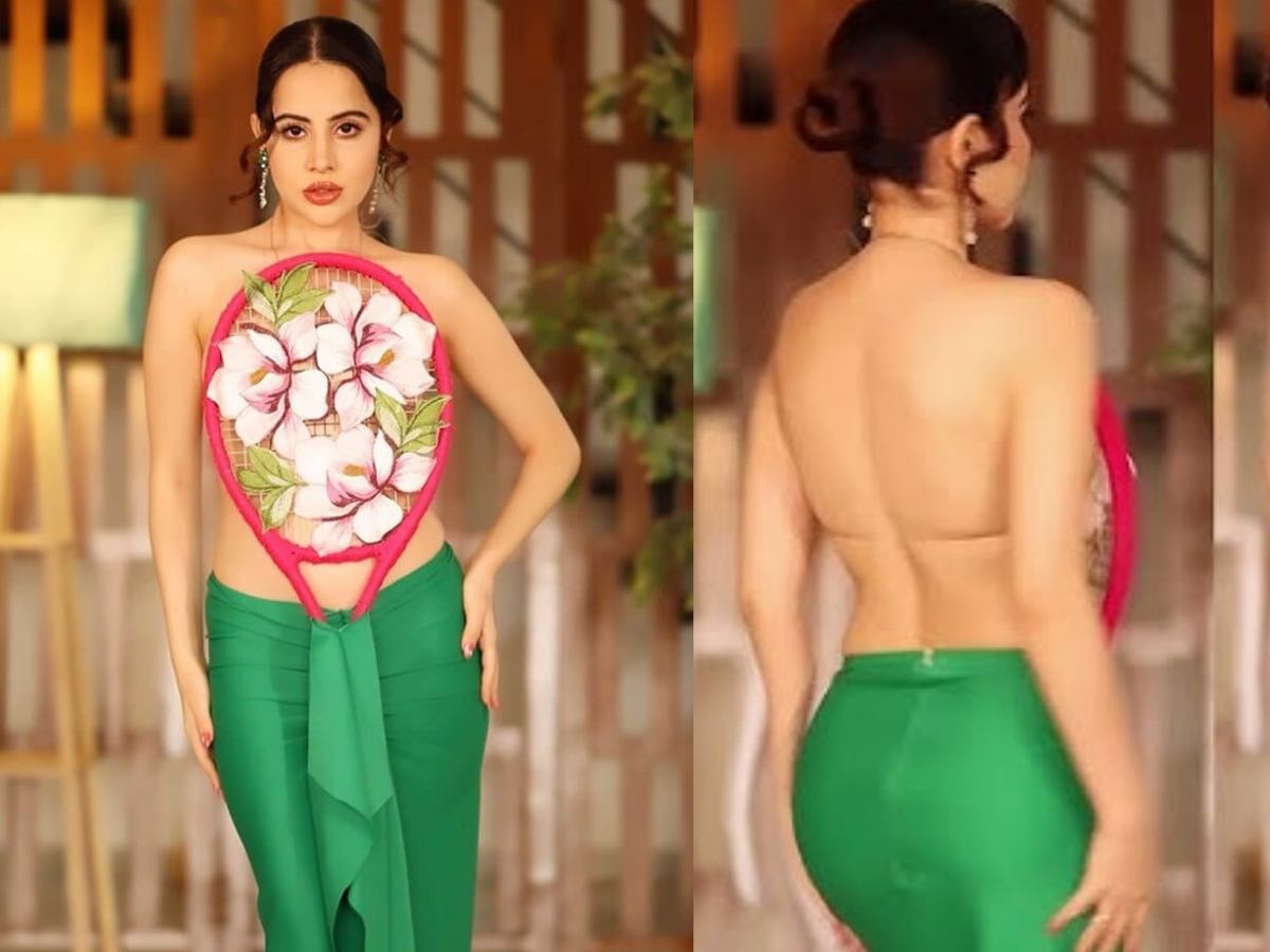 कभी फूल तो कभी पत्ती, Urfi Javed की सेक्सी तस्वीरें देख धड़कने हो जाएंगी तेज; लोगों को जाना पड़ जाएगा ‘ICU!’ - Gallery Image