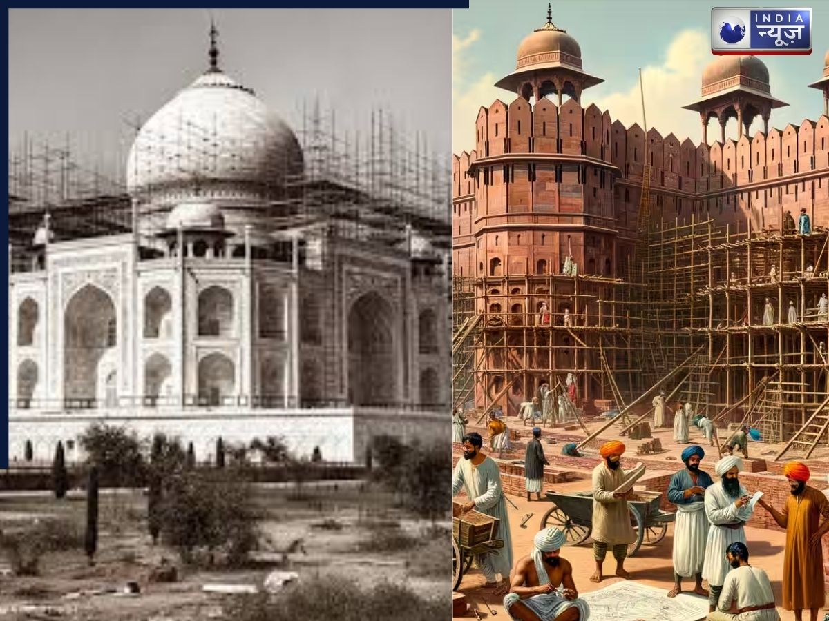 सीमेंट नहीं तो किस तरह बने ताजमहल-लाल किला, मुगलों ने मजदूरों को दिया था ये चमत्कारी घोल