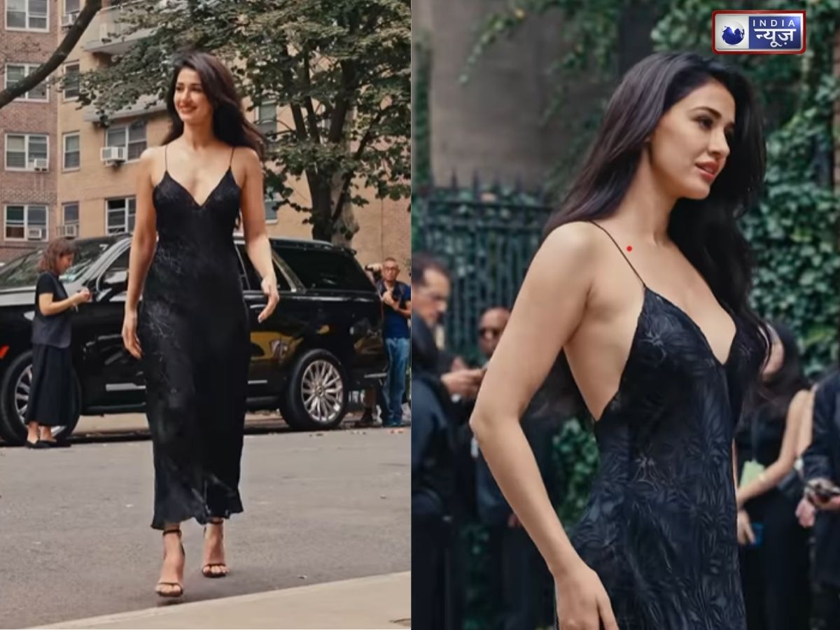 बीच सड़क पर Disha Patani ने दिखाया अपनी हॉटनेस का जलवा, बैकलेस ड्रेस में दिए ऐसे-ऐसे पोज