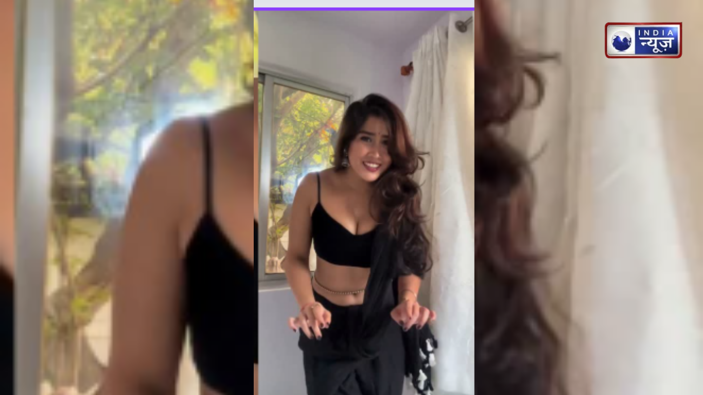 ब्लैक साड़ी में Sofia Ansari ने ढाया कहर, लोग बोले-बिकनी गर्ल आज देसी लुक खूब भा रही है