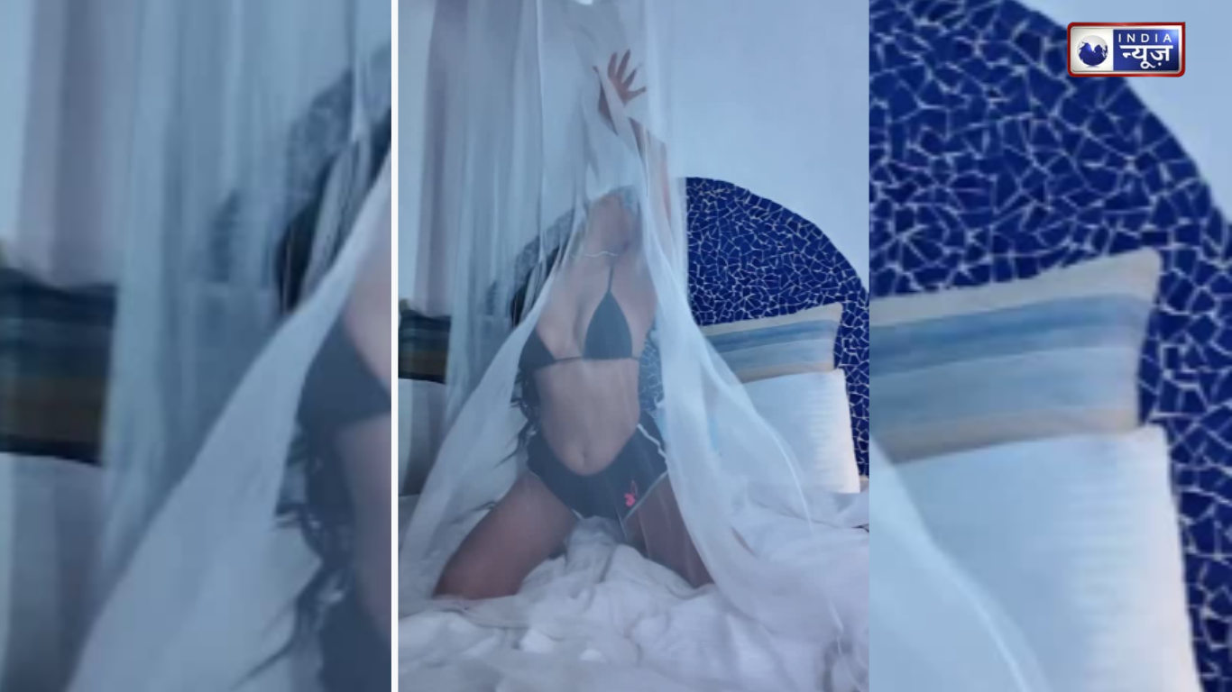 पर्दें के साथ खुद को सेक्सुअल अंदाज में पेश करते नजर आईं Poonam Pandey, लोग बोले-वन नाइट स्टेंड के लिए बढ़िया है!