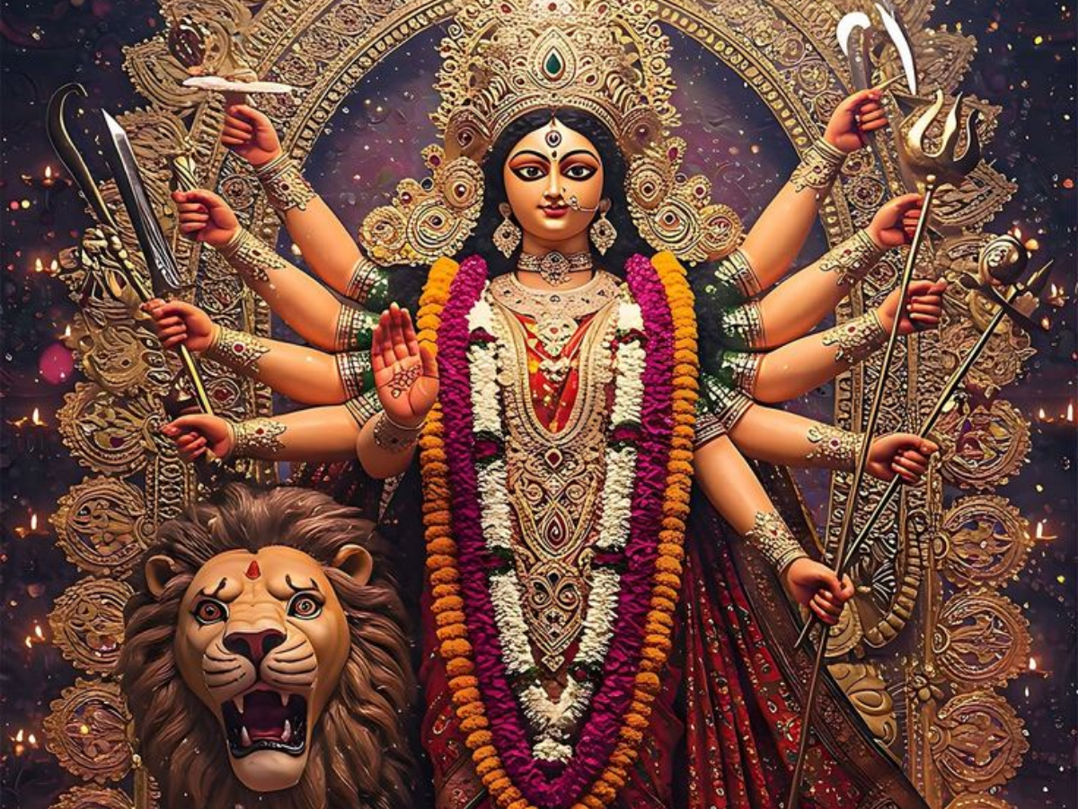 Durga Saptashati path during Navratri - Photo Gallery