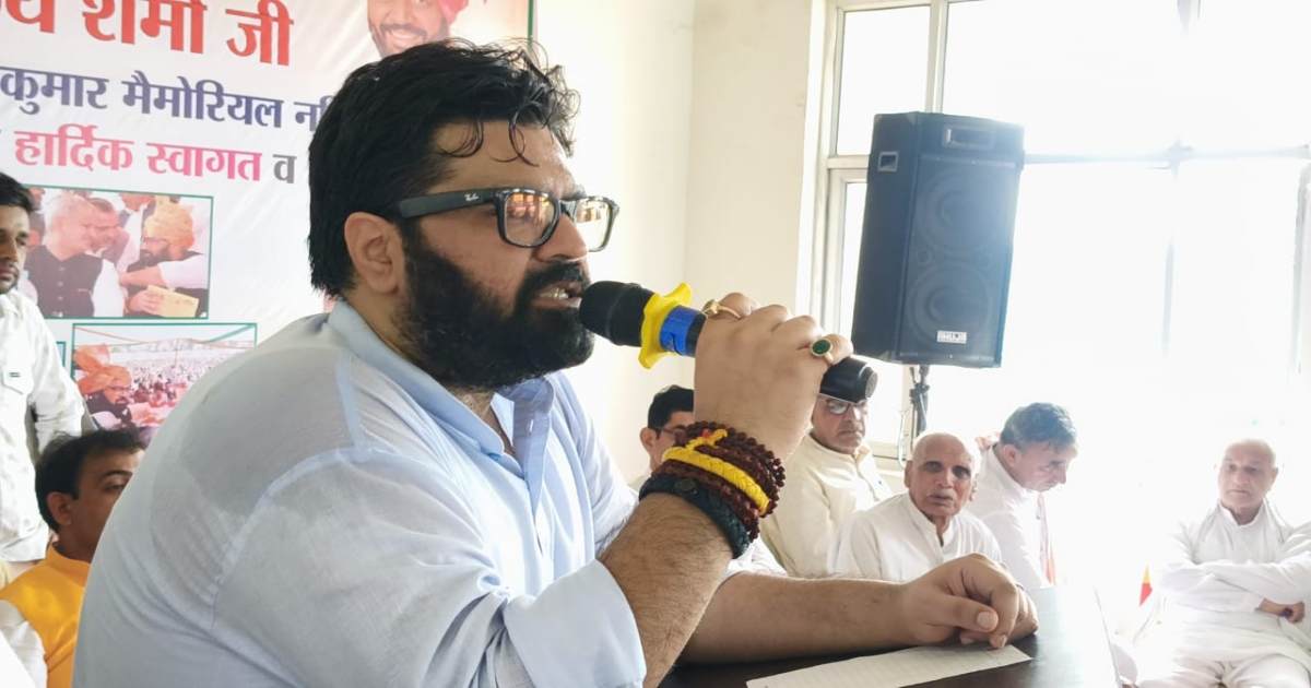 जींद पहुंचे सांसद कार्तिकेय शर्मा, बोले – उपराष्ट्रपति पद चुनाव को लेकर एनडीए की जीत सुनिश्चित, वहीं लाडो लक्ष्मी योजना को बताया सरकार का ऐतिहासिक फैसला