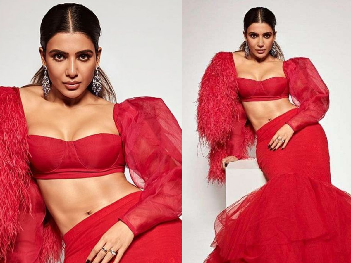 Samantha Ruth Prabhu ने अपनी Sexy अदाओं से इंटरनेट पर लगाई आग, तस्वीरें देख डोल जाएगा मर्दों का ईमान - Gallery Image