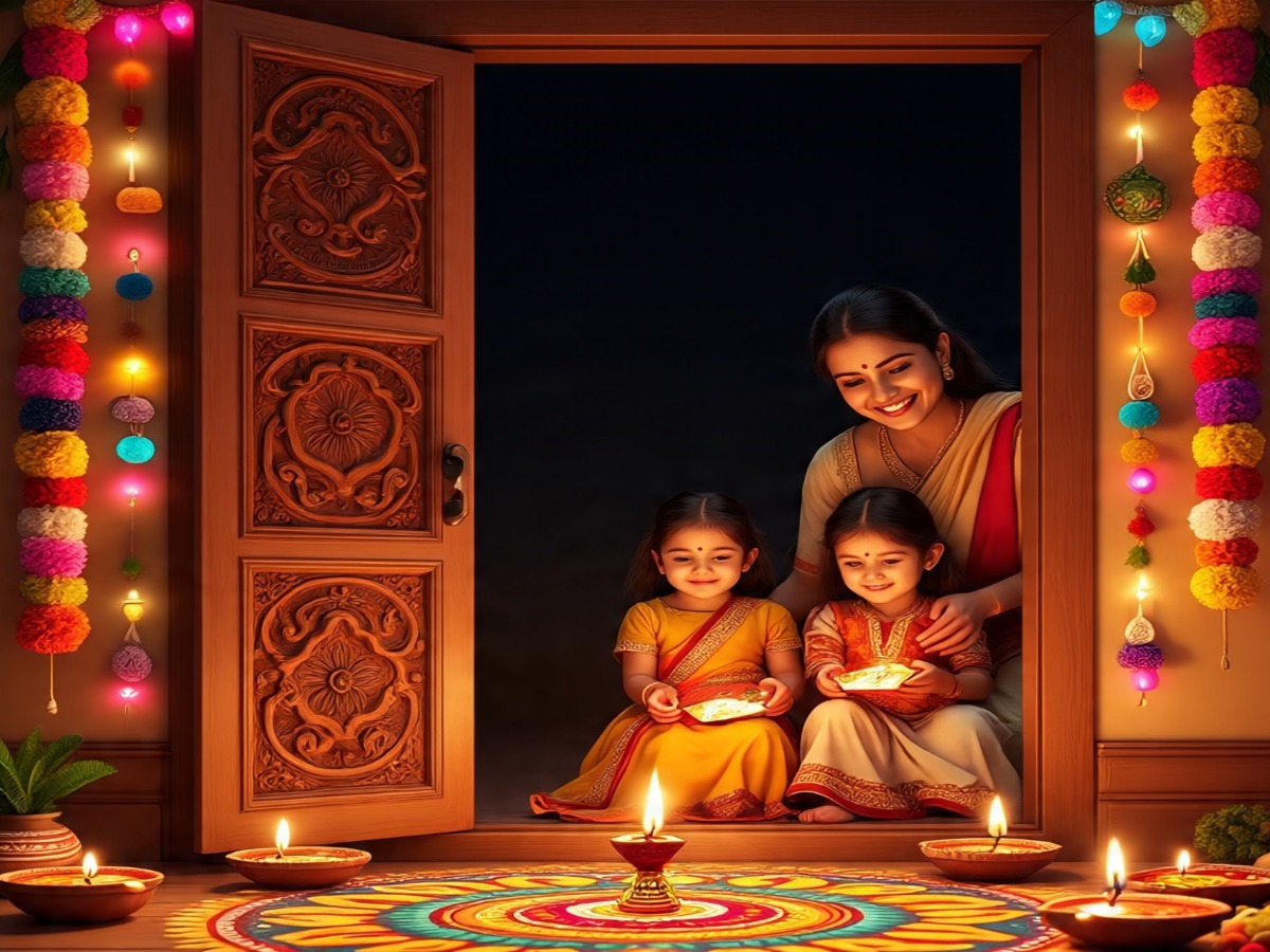 क्यों Diwali की रात घर के दरवाजे खुले रखे जाते है? जानें परंपरा के पीछे छिपी अनकही कहानी