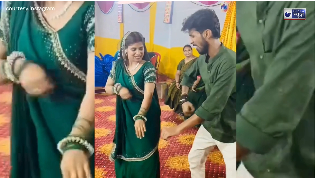 Sexy Bhabhi Dance : भाभी ने देवर के साथ किया ऐसा सेक्सी मूव, पास खड़े लड़के भी भूल गए शादी!
