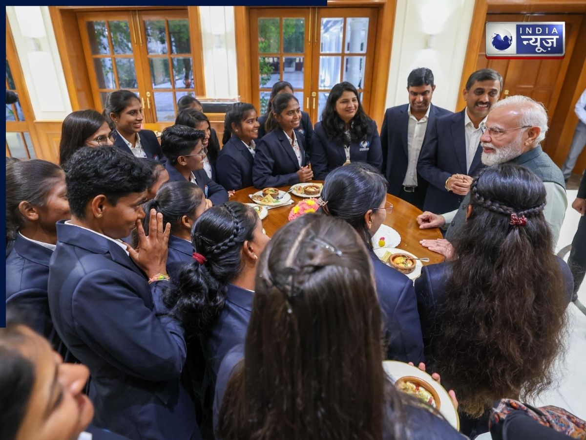 PM Modi Meet Indian Women Blind Team - Photo Gallery