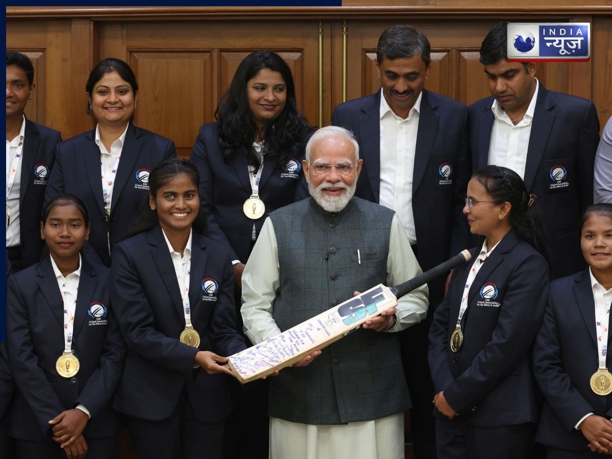 PM Modi Meets Indian Blind Women Cricket Team - Photo Gallery