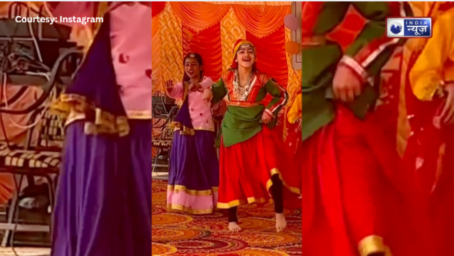 पहाड़ी कपड़े पहने लड़कियों ने ‘Meri Chunar Udd Udd Jaye’ गाने पर किया ब्रेक डांस, हर स्टेप में लगा 440volt झटका