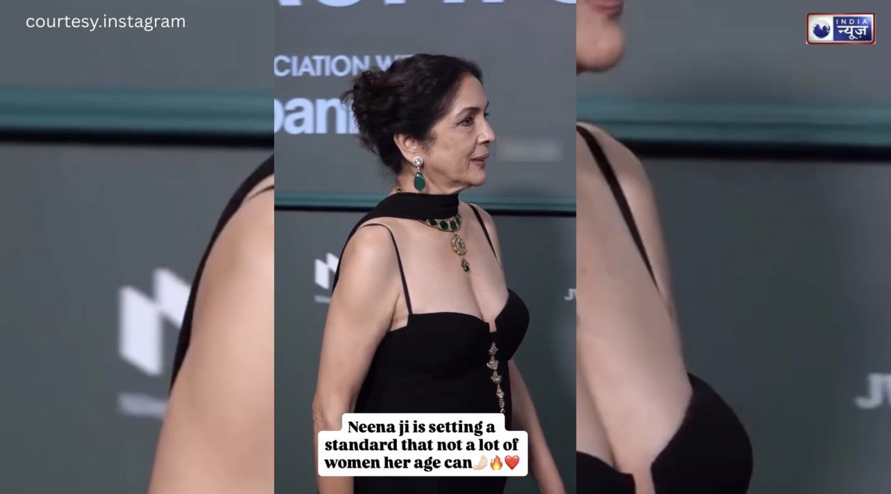 दादी को चड़ा जवानी का भूत! Neena Gupta ने डीप-कट ड्रेस में दिखाया Cleavage, लोग बोले- बुढ़ापे में दिमाग सठिया गया क्या?
