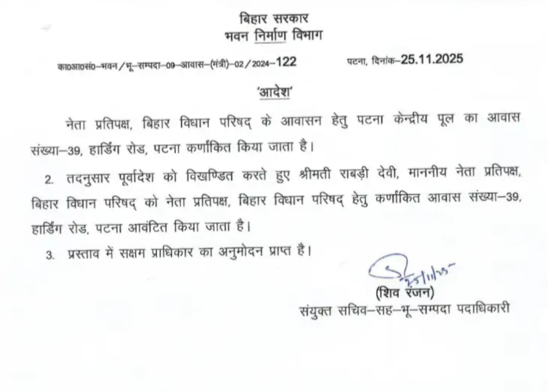 Lalu Yadav Family New Home Alloted Lalu Yadav Family New Home Alloted