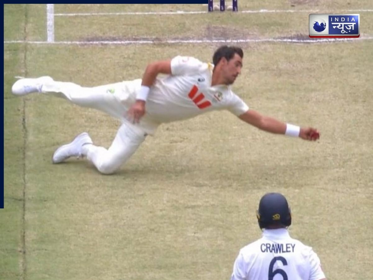 Mitchell Starc Catch: 35 साल के स्टार्क ने‌ पकड़ा हैरतअंगेज कैच! देखें Video