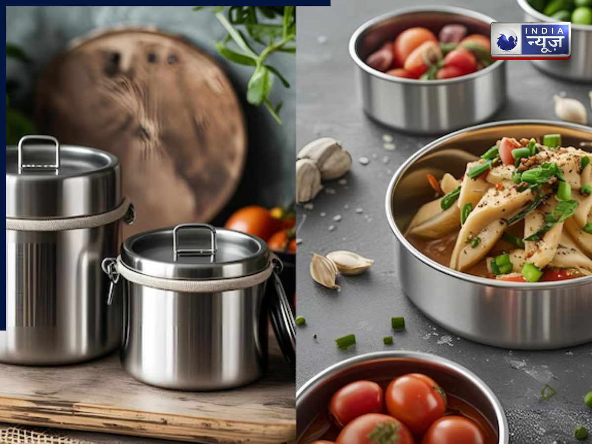 Food Safety Tips: स्टील के कंटेनर में भूलकर भी न रखें ये 5 चीजें, साबित हो सकती हैं धीमा जहर, जानिए नुकसान!