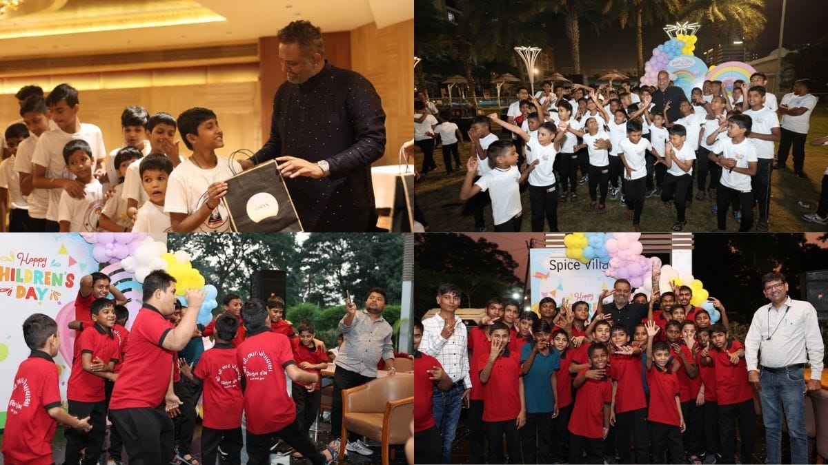 चिल्ड्रन डे: पवासिया परिवार ने 180 अनाथ बच्चों संग खेल, नृत्य और उपहारों की शाम मनाई