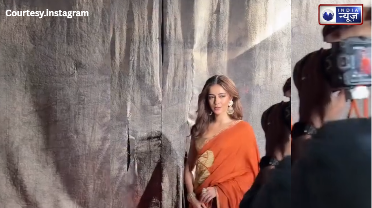 संस्कारी बहू या मॉडर्न बेब? Ananya Panday ने साड़ी में ढाया ऐसा कहर, फैंस बोले- नजर ना लग जाए!