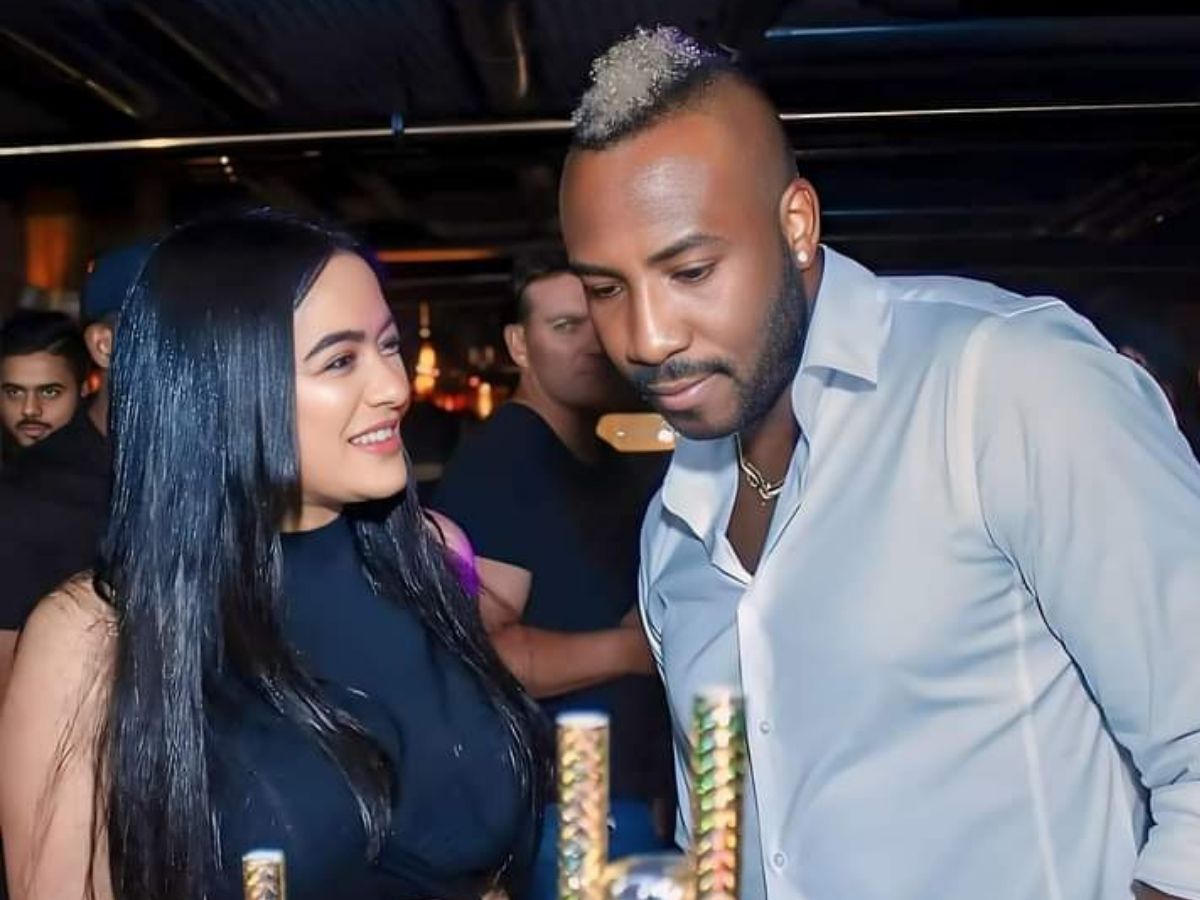 Andre Russell with Wife Jassym Lora