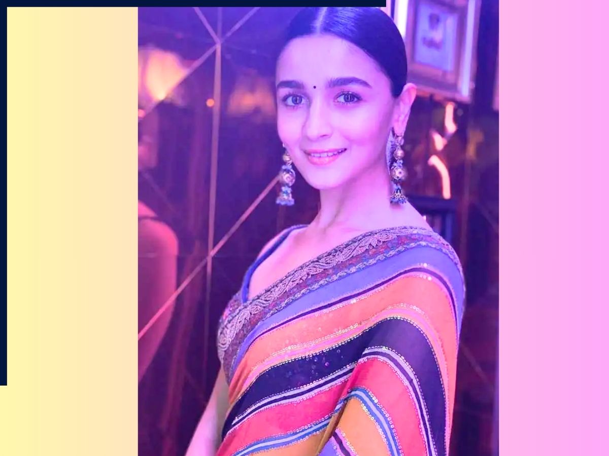 multi-hued sari by Sabyasachi - Photo Gallery