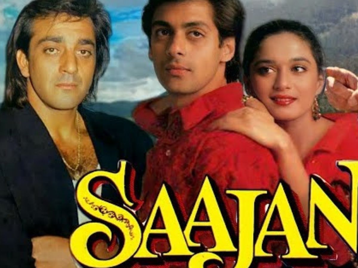 The title track of the film Saajan was a superhit. - Photo Gallery