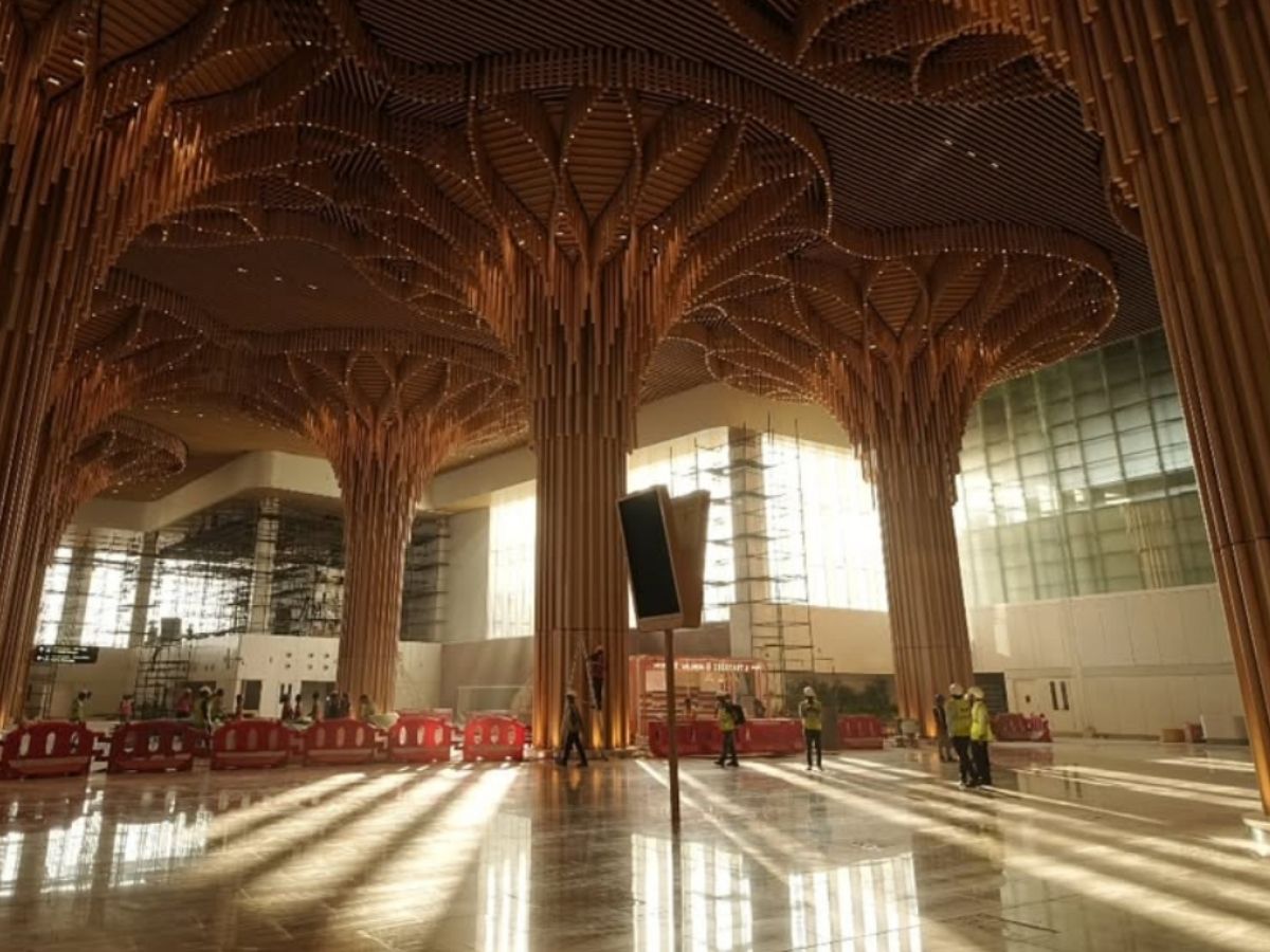 1 Lakh plants at the new Guwahati terminal - Photo Gallery