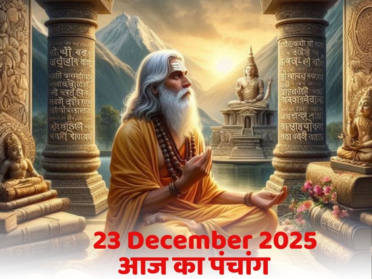 Aaj Ka Panchang 23 December 2025: आज का पंचांग! जानें क्या है दिन का शुभ मुहूर्त-राहुकाल का समय?